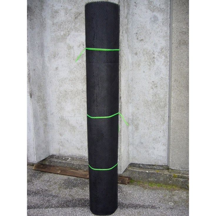 Expo-net armeringsnet 2 x 25 m, 6 x 8 x 2,9 mm, sort 1211L