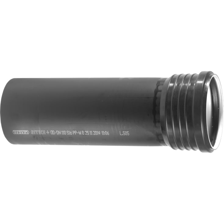 50 x 500 mm Sitech+ rör med hylsa