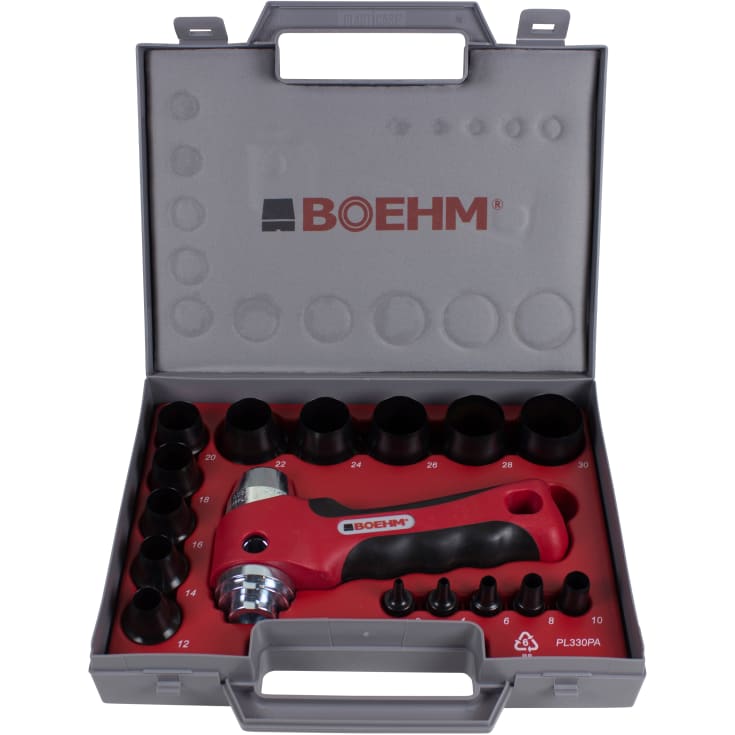 Boehm huggepibesæt JLB330PA, 3-30 mm, 16 dele