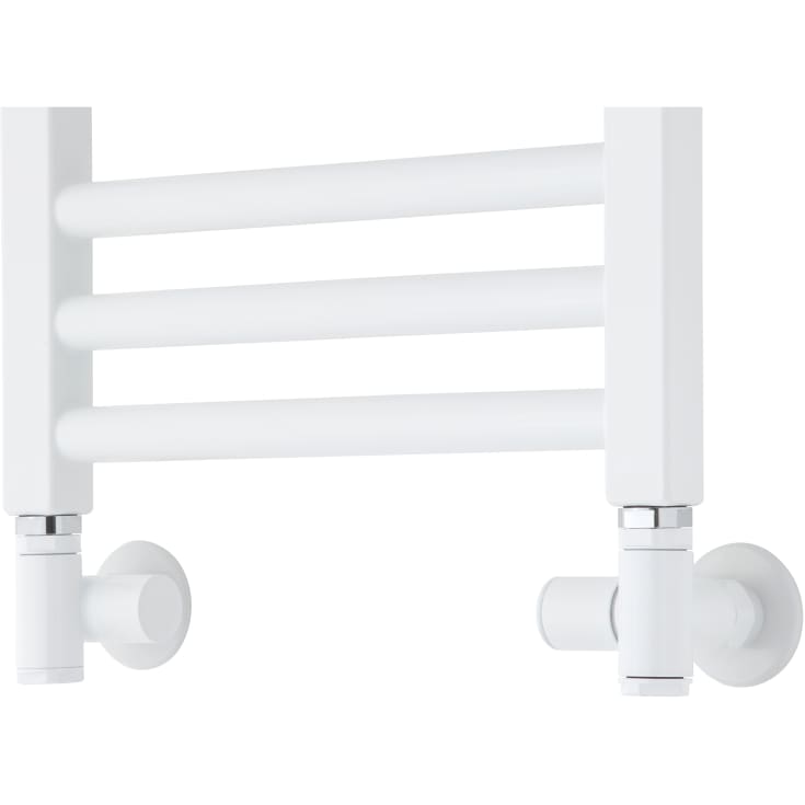 TVS Ventilsæt vinkel t/Kombidrift, hvid