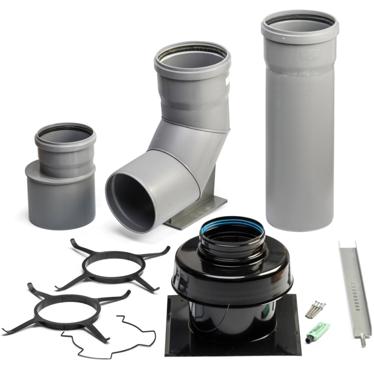 110/160 mm Metalbestos ConneXt kaskadesett BK110 / 4 B