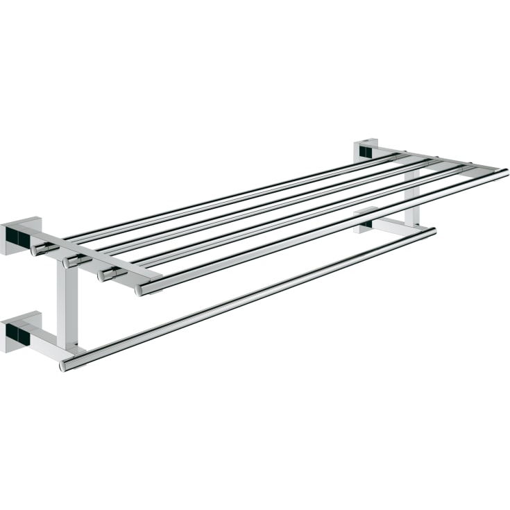 Grohe Essentials Cube handdukshängare med hyllplan BL