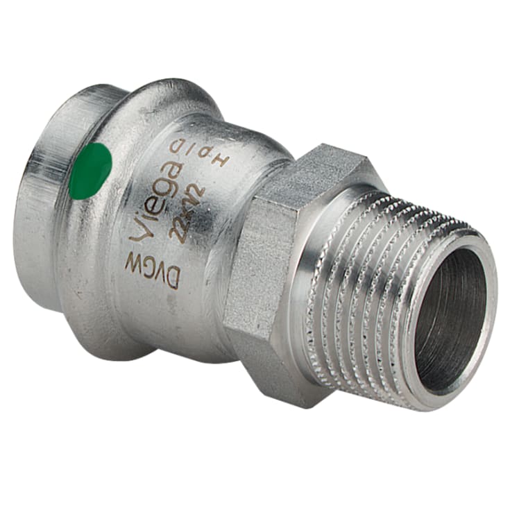 88,9 mm x 3" Sanpress Inox overgang