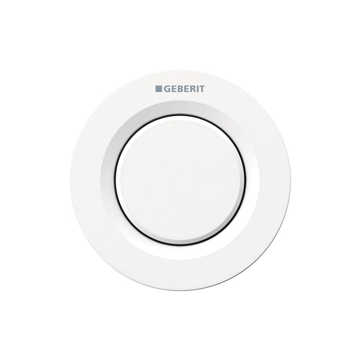 Geberit Type 01 Round trykknapp, hvit