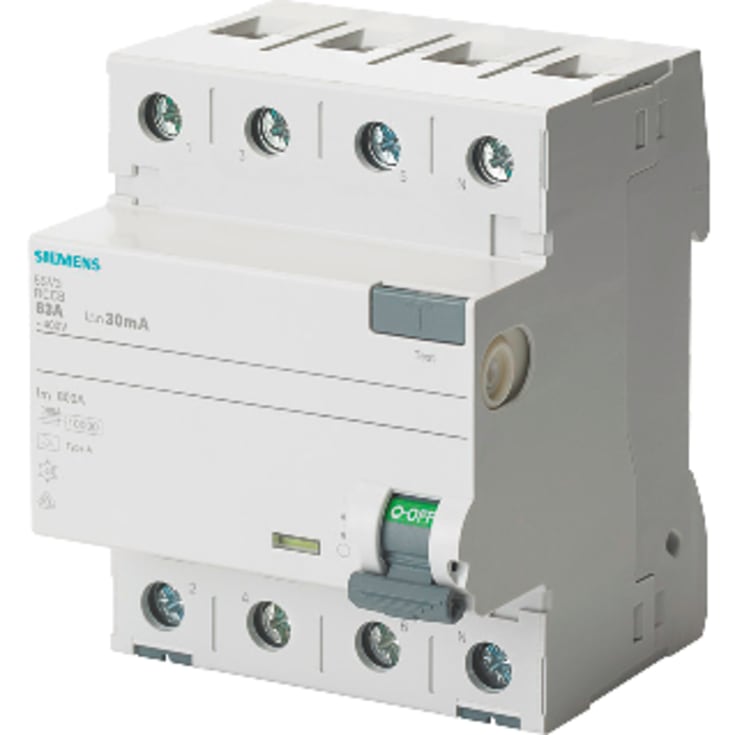 Jordfeilbryter PFI 40A, 4P, 300mA, 5SV3644-6