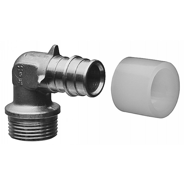 Uponor Q&E vinkel m/nippel NKB DR 18-G3/4"MT