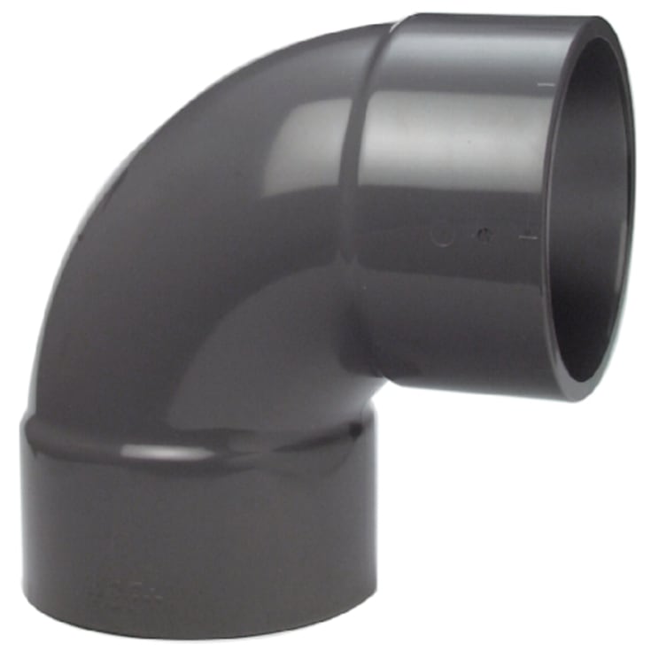 50 mm PVC bøjning 90°