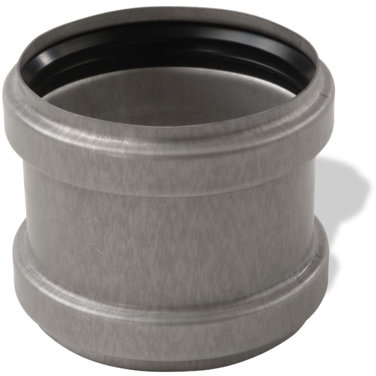 Aco Pipe skydemuffe, Ø110 mm, syrefast stål