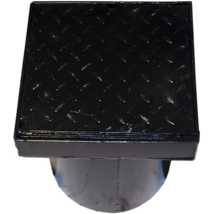 Duco 280 x 350 mm ramme/deksel, fast, 2,5 t, sort smijern