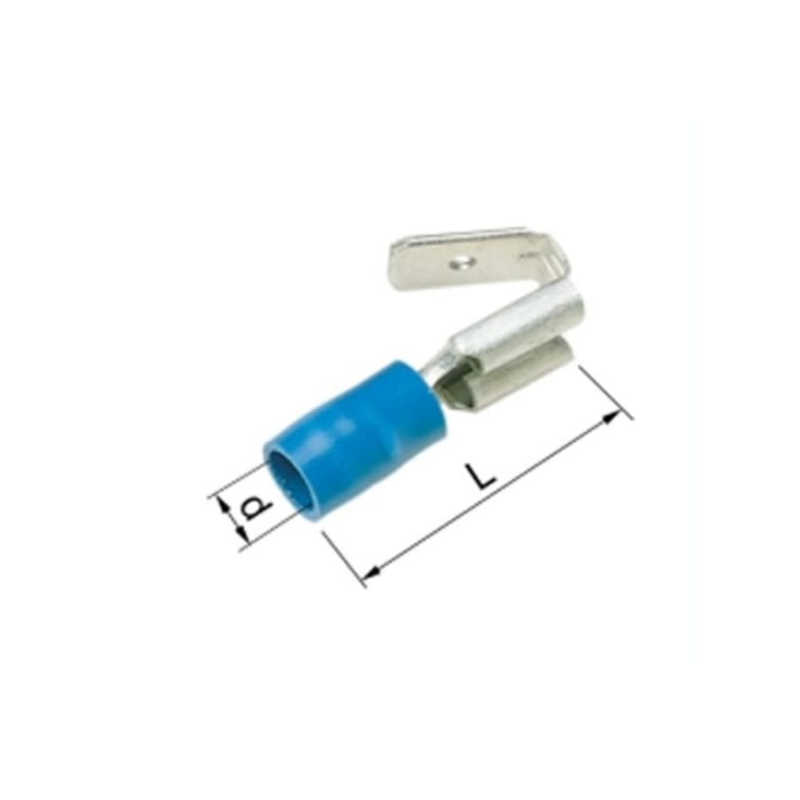 100 st ISOL. SPADE BUSH A2507FLSH