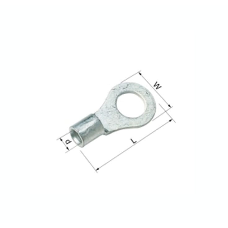 100 stk Uisoleret Ringkabelsko B0843R M4