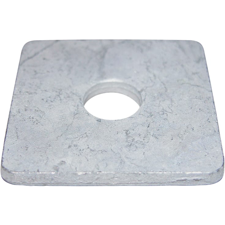 Firkantskive M8, 25 x 25 x 8 x 3 mm, FZV, 6 stk.