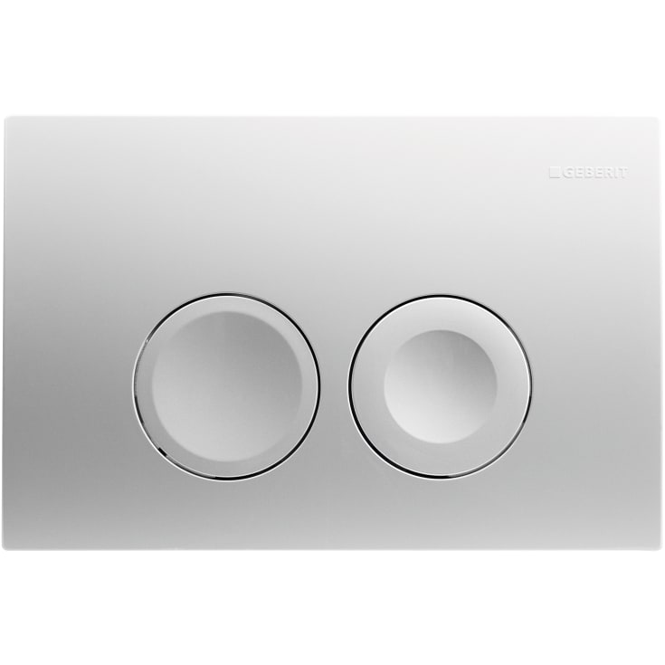 Geberit Delta 21 Round betjeningsplade, hvid