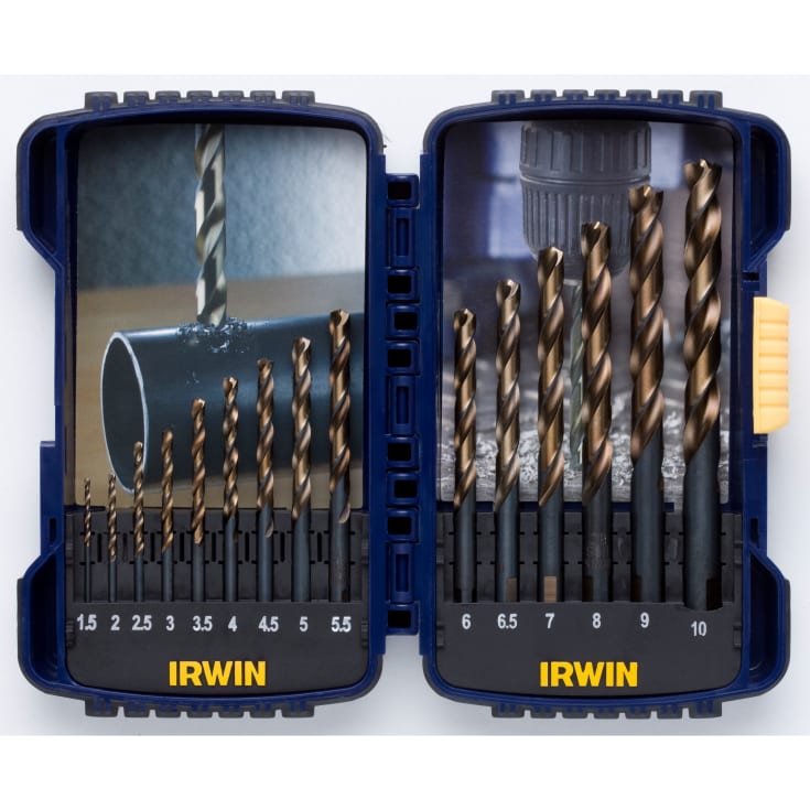 Irwin HSS Turbomax borrkronesats 1,5-10 mm - 15 st