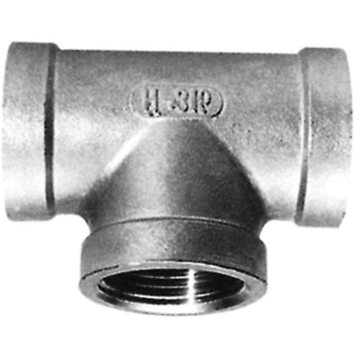 3/4" t-rör AISI 316