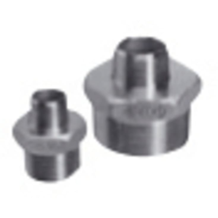 2" x 1.1/2" sexkantsnippel förminskad AISI 316