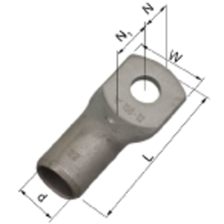 50 stk Rørkabelsko CU KRF95-10 M10