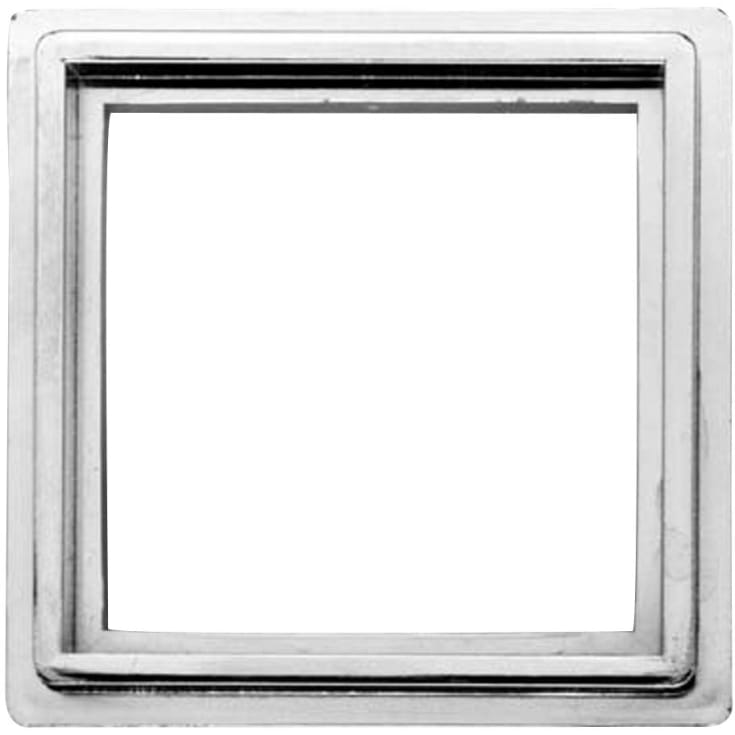 Purus MaxiFlex forhøjerramme, 100x100 mm, hvid