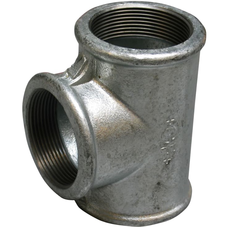 1" galvaniserat t-rör