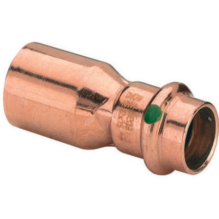 15 x 12 mm Reduktion nippel/muffe Profipress