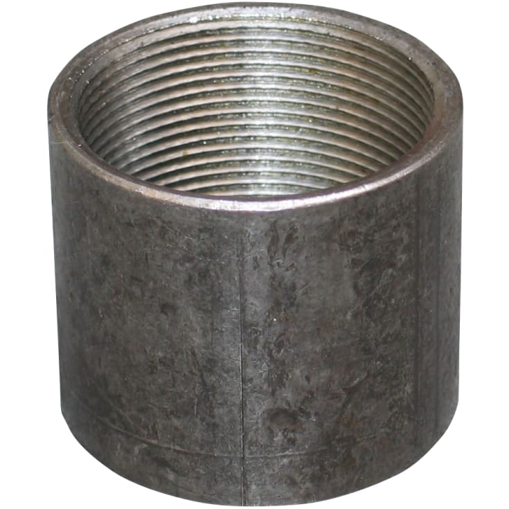 Sort smedemuffe 3/4"