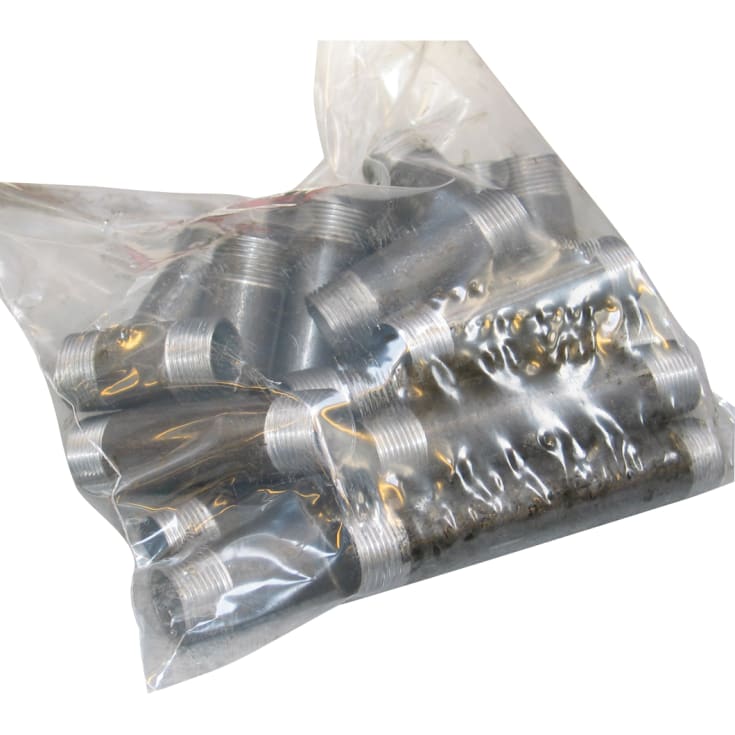 3/4" Sort nippelrør 25 stk. assorteret