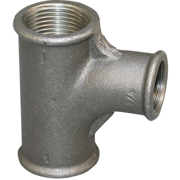 3/4" svart t-rör