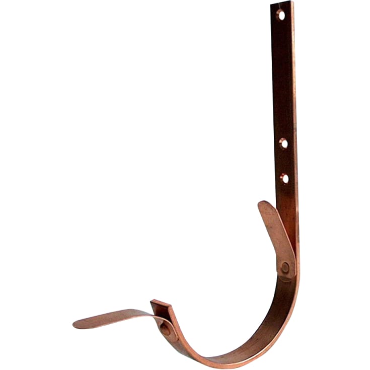 Rendejern 12 til halvrund tagrende, 333 mm, kobber