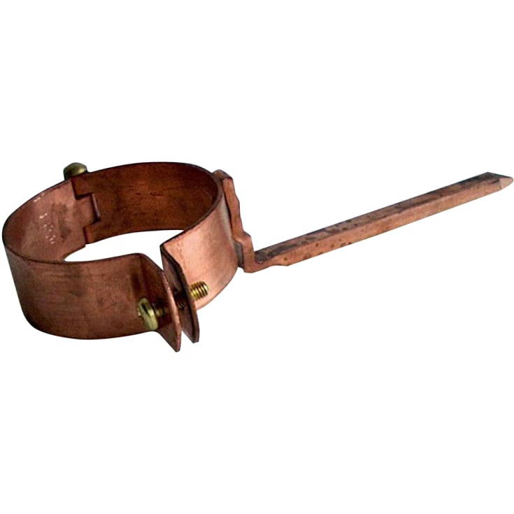 Hængselstift med messing skrue og nagle - 100 mm