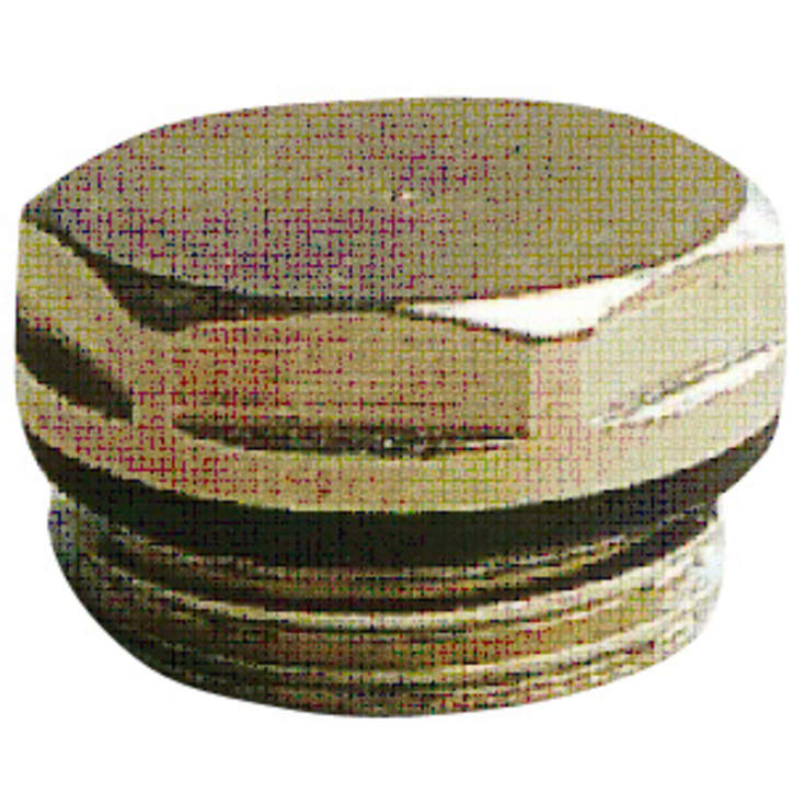 3/8" Krompläterad kylarplugg med o-ring