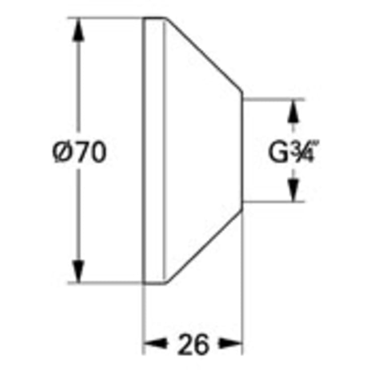 Grohe roset 2 stk