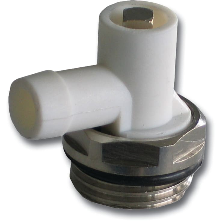 1/2" Forkromet radiator aftapventil m/o-ring