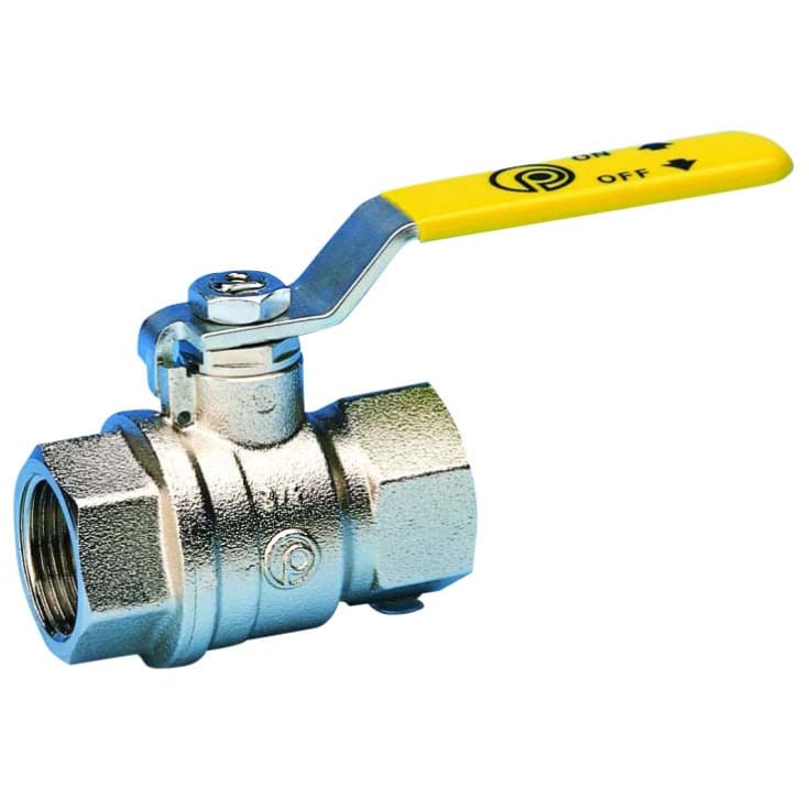 1.1/4" Kuglehane muffe/muffe t/gas