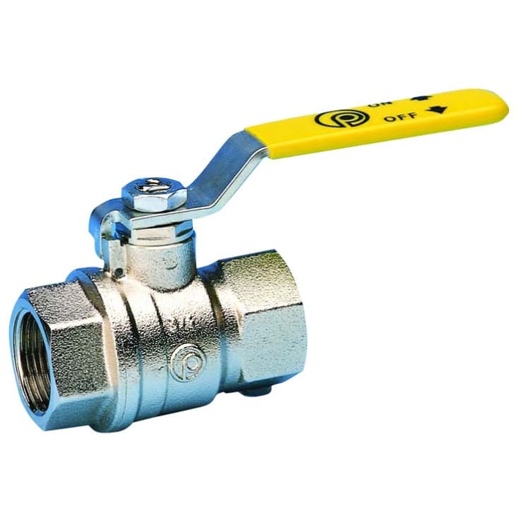 1/2" Kuglehane muffe/muffe til gas