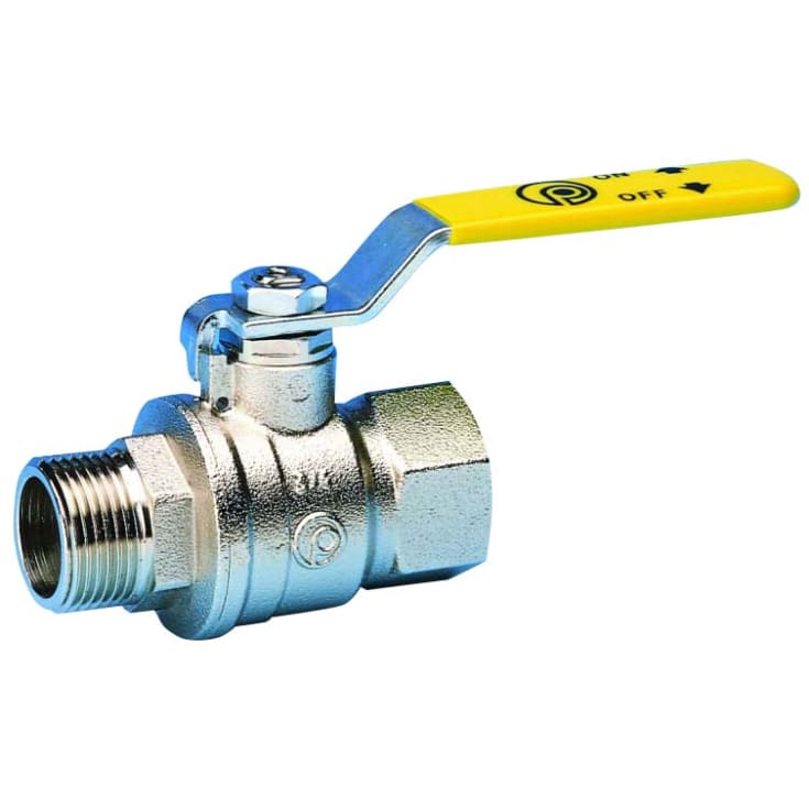 3/4" Kuglehane muffe/nippel t/gas