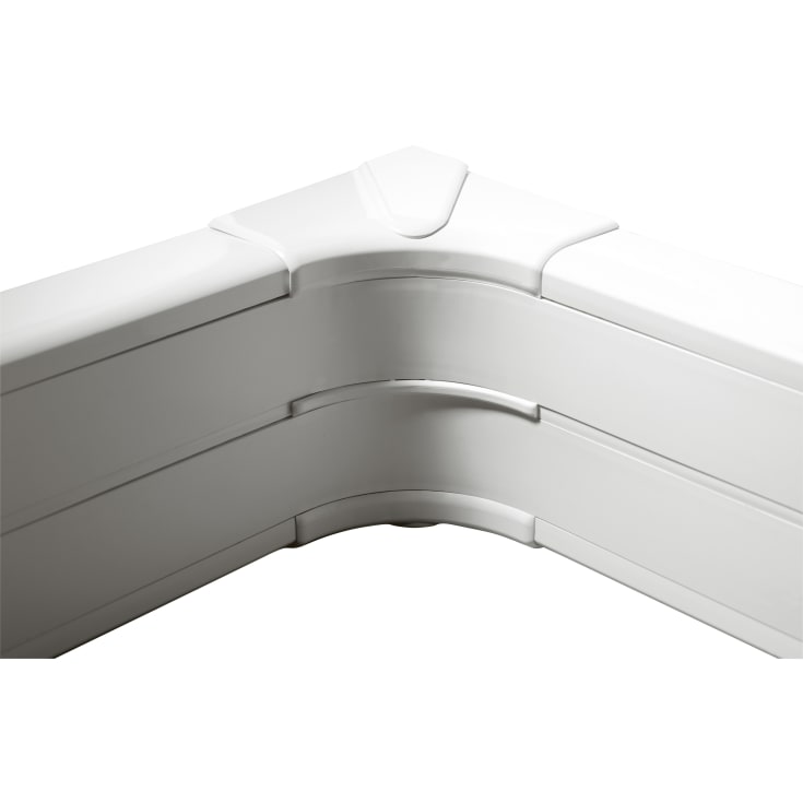 Klicksystem Inside Corner 50x130 Vit