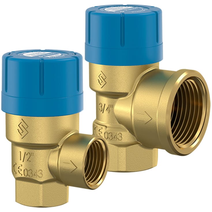 Flamco Prescor B sikkerhedsventil 3/4" x 1" 10 bar, TRD