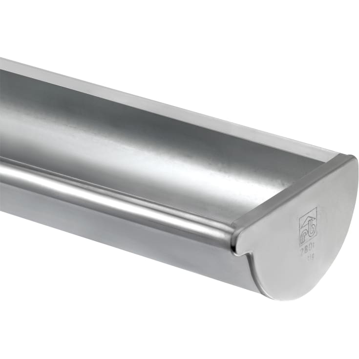 3 stk VMzinc  endebund t/halvrund rende nr. 11 t/limning, højre, zink