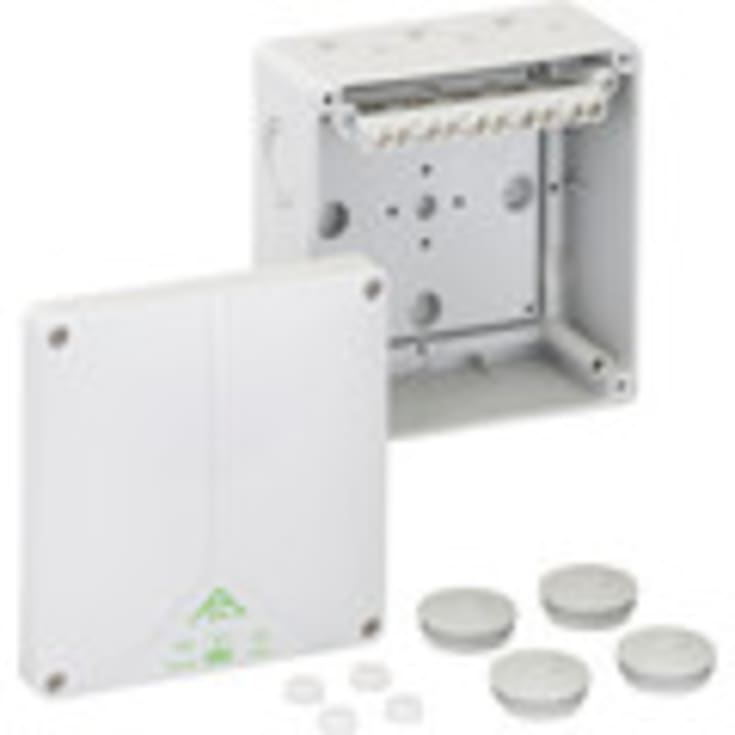 Kopplingsdosa Abox 040-L/w vit