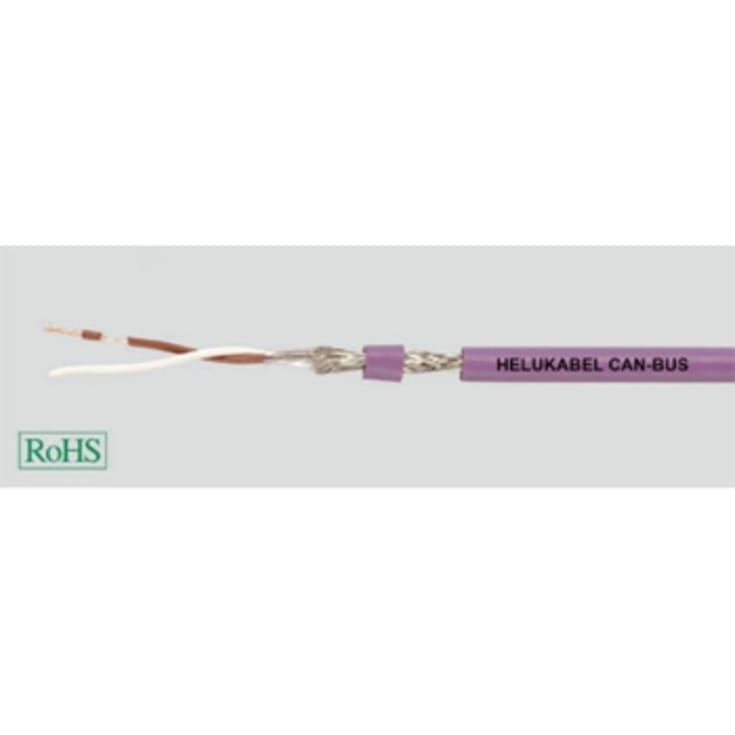 100 meter Kabel Can-Bus 1x2x0,22 mm² (AWG24) violet R100