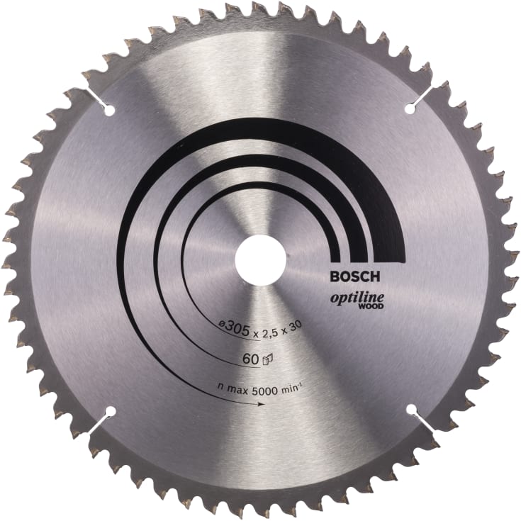 Bosch Professional Optiline Wood rundsavklinge Ø305/30 - 60tands