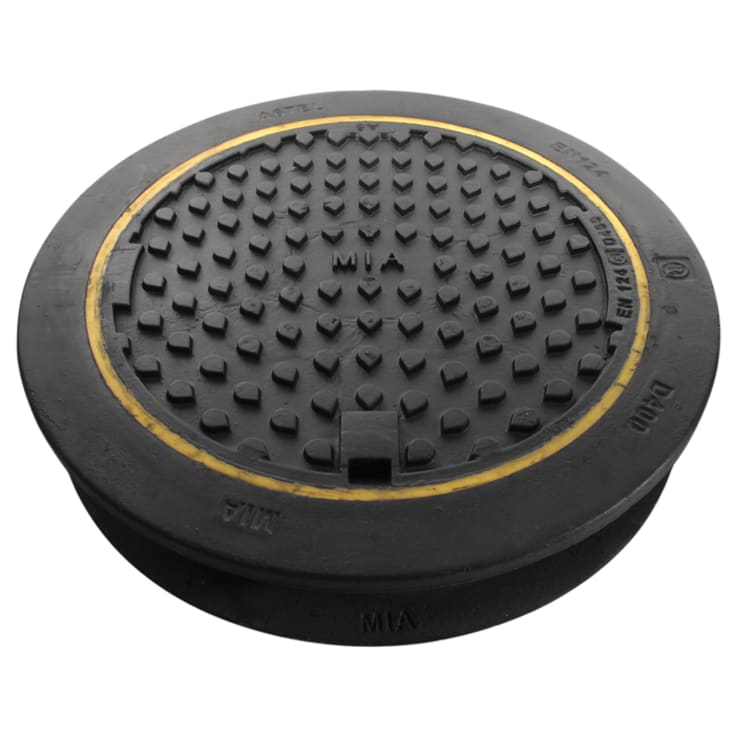 MIA A6 teleskop överdel med pågjuten packning, Helsingborg logo lock