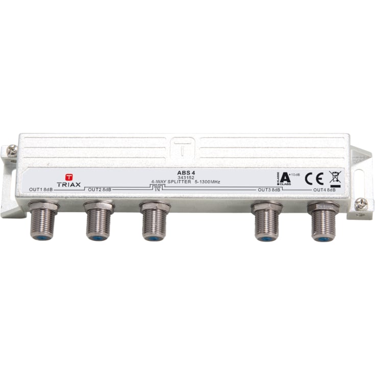 Signia Fordeler SIS 04 4-vejs, 6,8dB, Docsis 3,1, 5-1300MHz