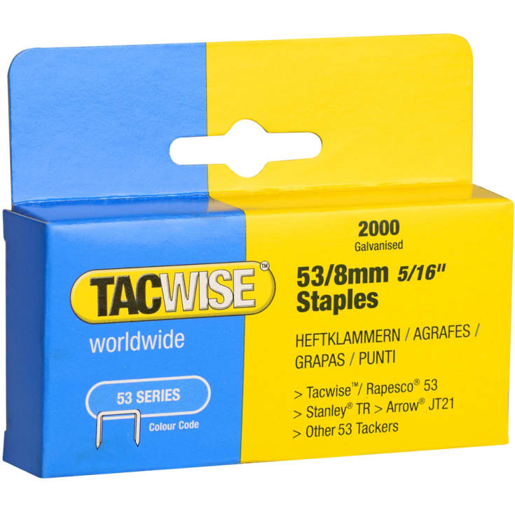 Klammer til Tacwise hæftepistol Z1-53, 2000 stk