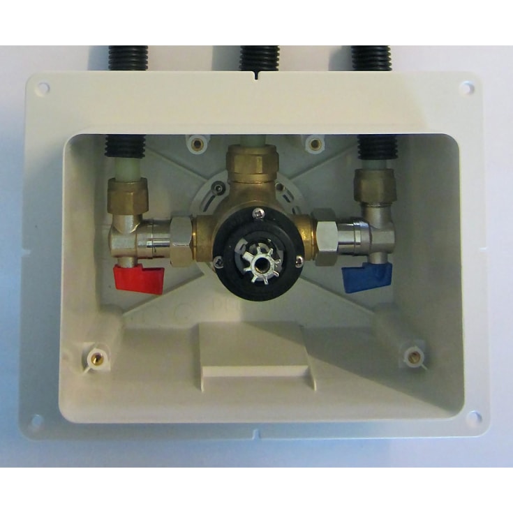 Tempomix I-boks, selvlukkende dusjarmatur for Pex-rør