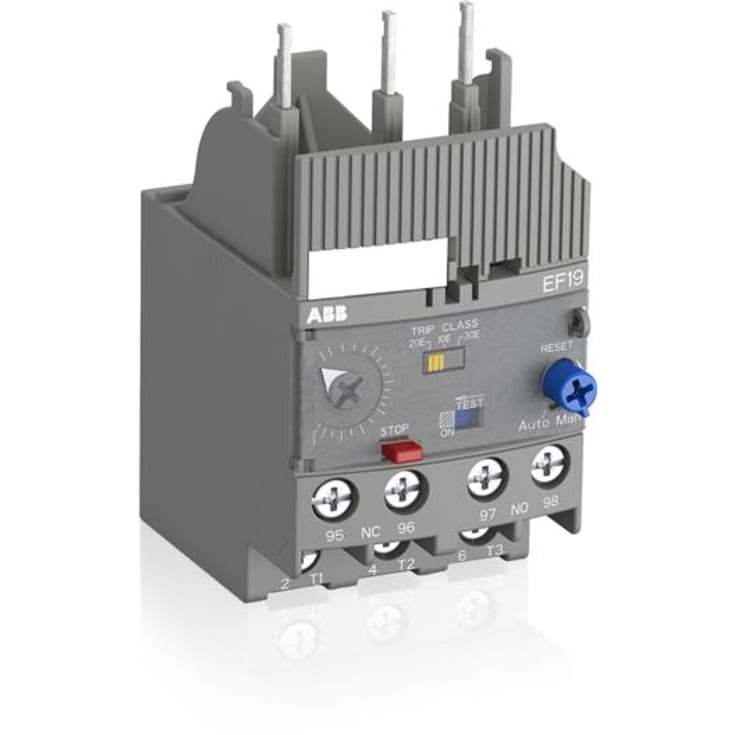 Termisk relé elektronisk EF19-18,9, rekkevidde 5,70-18,9A