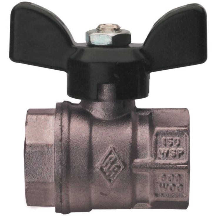 3/4" kulventil m/w tg. tee