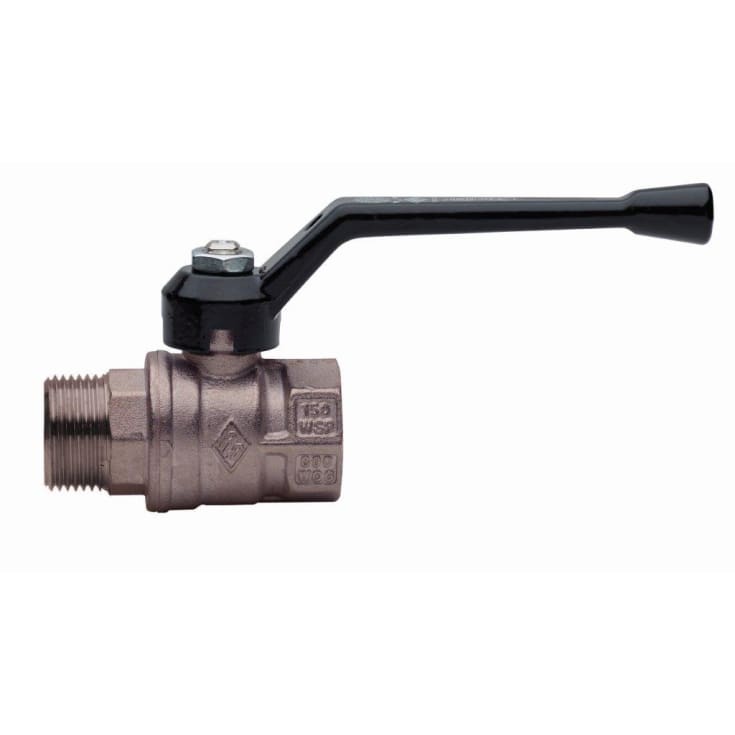 Bonomi 2" TEA kuglehane med standardgreb, muffe/nippel