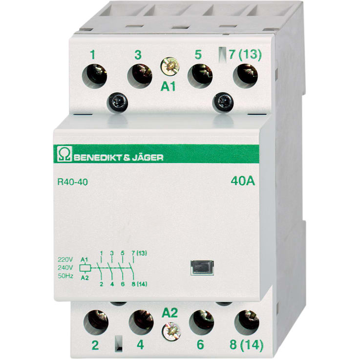Modulkontaktor 40A 4 ändar 230V R40-40-230V