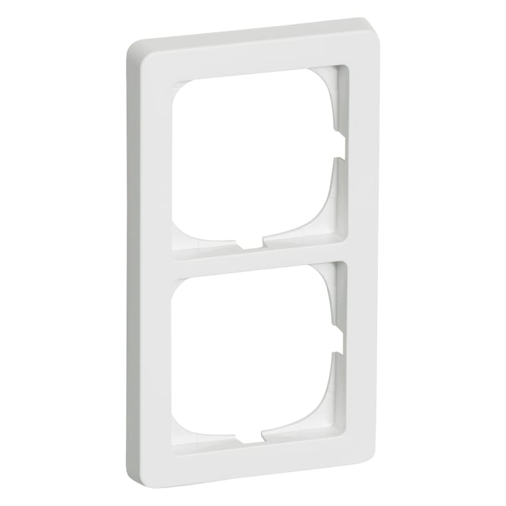 LK Fuga Baseline 63 ramme, 2x1 modul, hvid